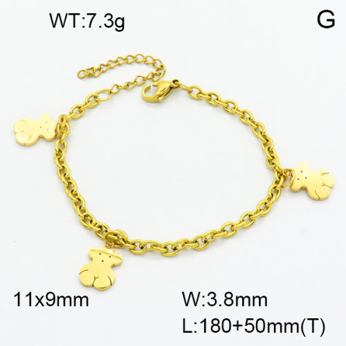 SS Bear Bracelets  TB3001578vhhl-908