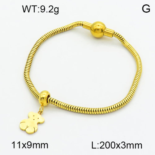 SS Bear Bracelets  TB3001580vhhl-908