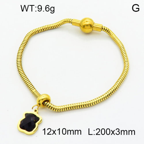 SS Bear Bracelets  TB3001584bhil-908