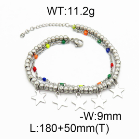 SS Bracelet  5B3000095bhbl-610