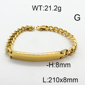 SS Bracelet  6B2003149ahjb-201