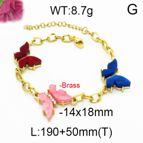 Fashion Brass Necklace  F5B400097vhha-J17