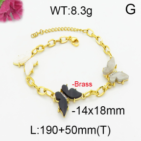 Fashion Brass Necklace  F5B400100vhha-J17