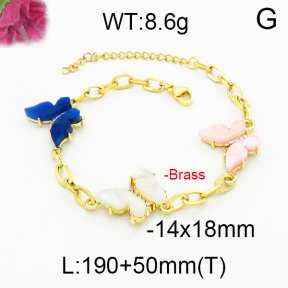 Fashion Brass Necklace  F5B400101vhha-J17