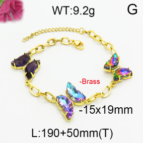 Fashion Brass Necklace  F5B400104vhha-J17