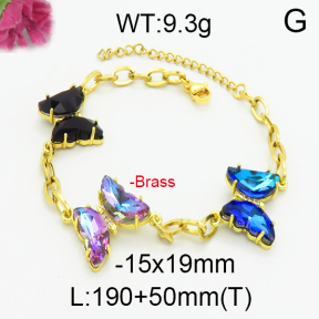 Fashion Brass Necklace  F5B400106vhha-J17