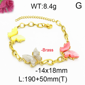 Fashion Brass Necklace  F5B400108vhha-J17