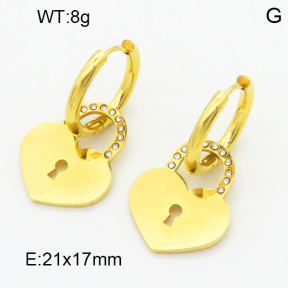 SS Earrings  3E4003080vbpb-908