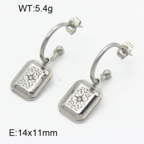 SS Earrings  3E4003098bhil-908