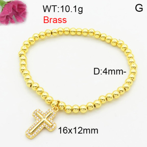 Fashion Brass Bracelet  F3B404636vbmb-L024