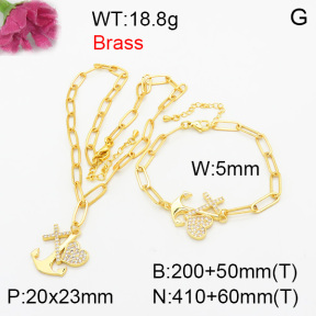 Fashion Brass Sets  F3S008393vhkl-L024