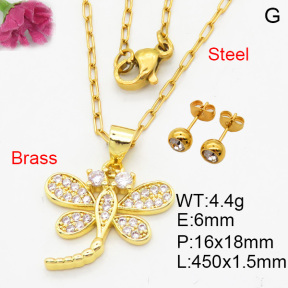 Fashion Brass Sets  F3S008396avja-L024