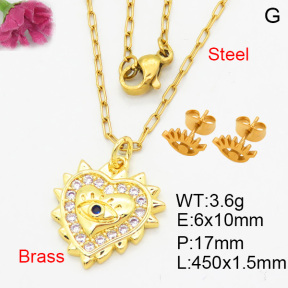 Fashion Brass Sets  F3S008397avja-L024