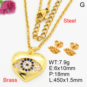 Fashion Brass Sets  F3S008401aajl-L024