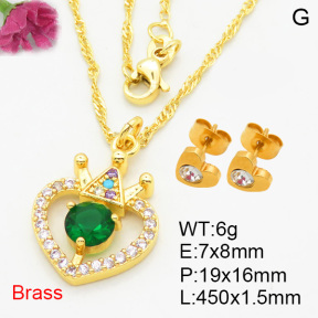 Fashion Brass Sets  F3S008412aajo-L024