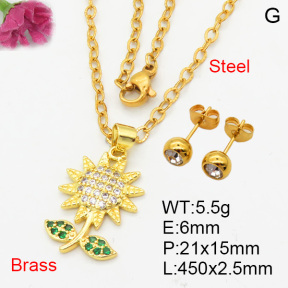 Fashion Brass Sets  F3S008415aajo-L024