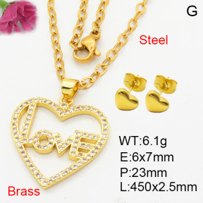 Fashion Brass Sets  F3S008419aakl-L024