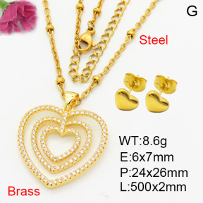 Fashion Brass Sets  F3S008420vbll-L024