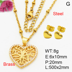 Fashion Brass Sets  F3S008425aajl-L024