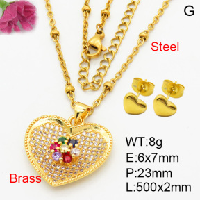 Fashion Brass Sets  F3S008426ablb-L024