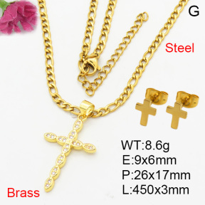 Fashion Brass Sets  F3S008437avja-L024