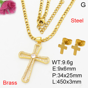 Fashion Brass Sets  F3S008440ablb-L024