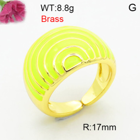 Fashion Brass Ring  F3R300112ahjb-J40