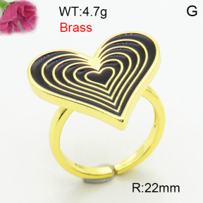 Fashion Brass Ring  F3R300118ahjb-J40