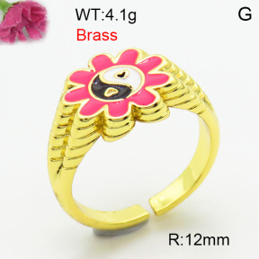 Fashion Brass Ring  F3R300124bhia-J40