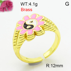 Fashion Brass Ring  F3R300129bhia-J40
