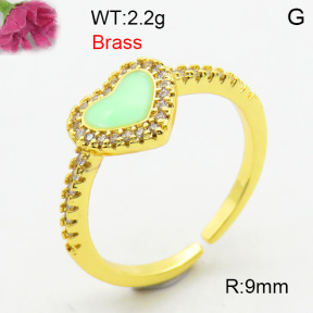 Fashion Brass Ring  F3R400754bhia-J40