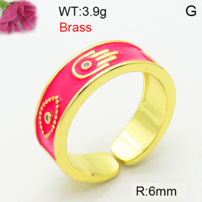 Fashion Brass Ring  F3R400774bhia-J40