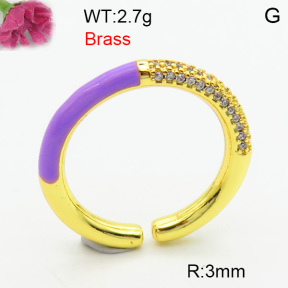 Fashion Brass Ring  F3R400785ahjb-J40