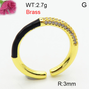 Fashion Brass Ring  F3R400786ahjb-J40