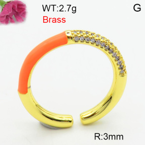 Fashion Brass Ring  F3R400787ahjb-J40