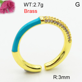 Fashion Brass Ring  F3R400791ahjb-J40