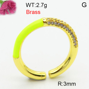 Fashion Brass Ring  F3R400792ahjb-J40