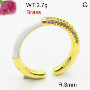 Fashion Brass Ring  F3R400793ahjb-J40