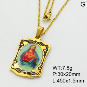 SS Necklace  3N3000922aakl-355