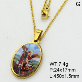 SS Necklace  3N3000924aajl-355