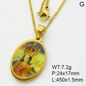 SS Necklace  3N3000927aajl-355
