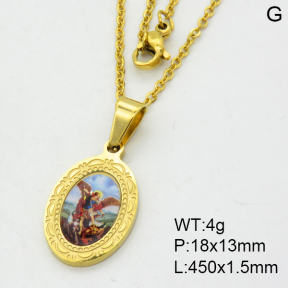 SS Necklace  3N3000941aajl-355