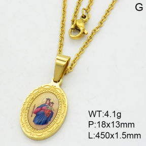 SS Necklace  3N3000944aajl-355