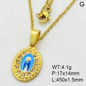 SS Necklace  3N4002040aajl-355