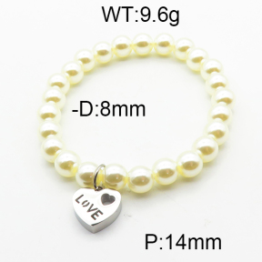 SS Bracelet  6B3001769vbnb-706