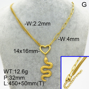 SS Necklace  3N2002408bhia-908