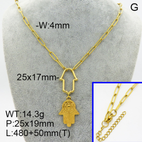 SS Necklace  3N2002412vhhl-908