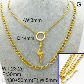 SS Necklace  3N2002416bhia-908