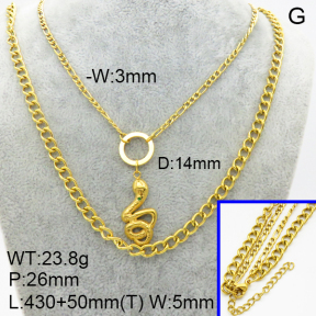 SS Necklace  3N2002418bhil-908