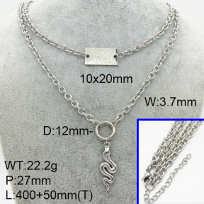 SS Necklace  3N2002421bhil-908